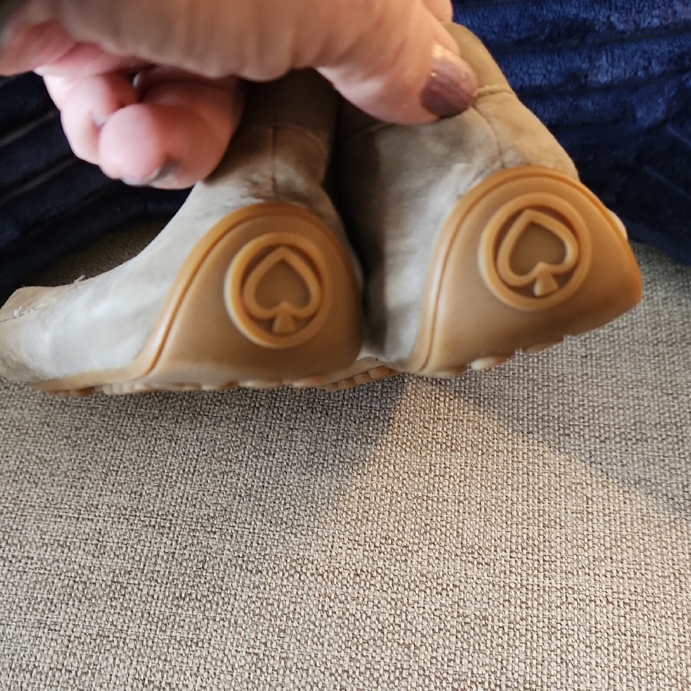 kate spade Taupe Suede Loafers - Picture 3 of 5